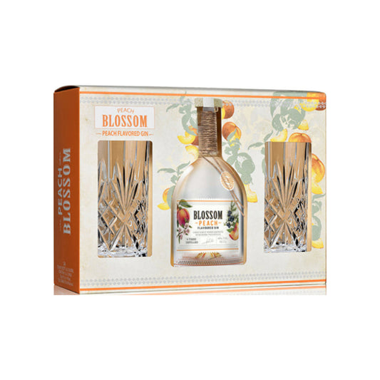 Gin Blossom Peach set z dvema kozarcema